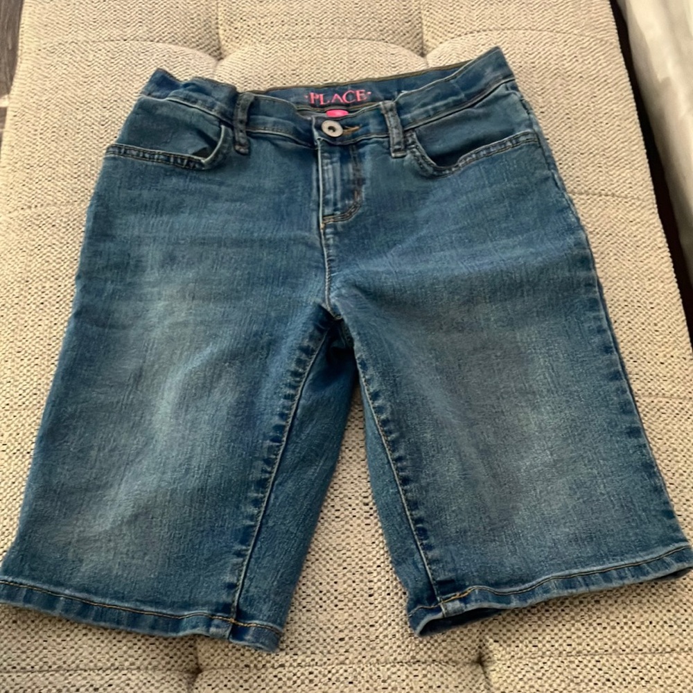 Place Bermuda denim kids girls shorts Size 10